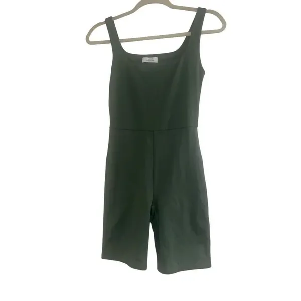 ✨Babaton Contour Squareneck Green Sz Small Romper✨ - Image 9