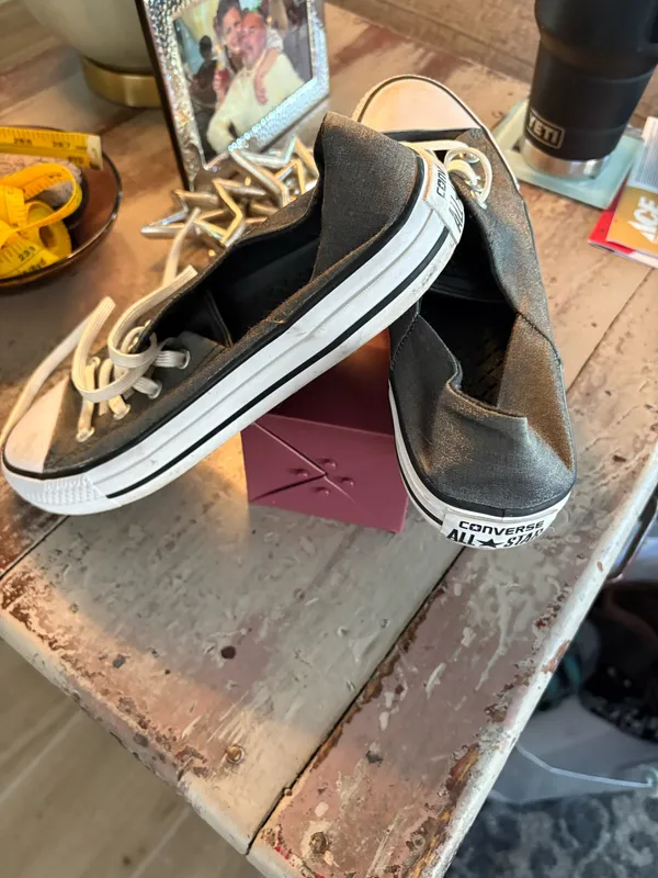Grey Converse All Star Low-Top Sneakers NWOT - Image 3