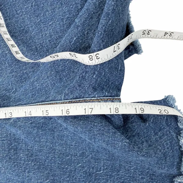 New Levi’s 501 Original High Rise Raw Hem Button Fly Denim Shorts Size 24W - Image 8
