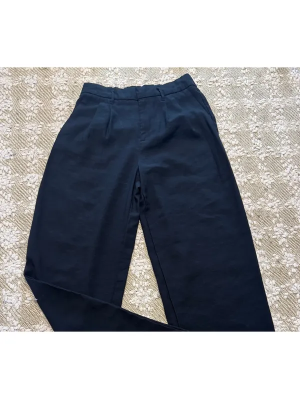 A New Day Women's Basic Pants, Size 4, High-Rise, Straight-Leg - Image 2
