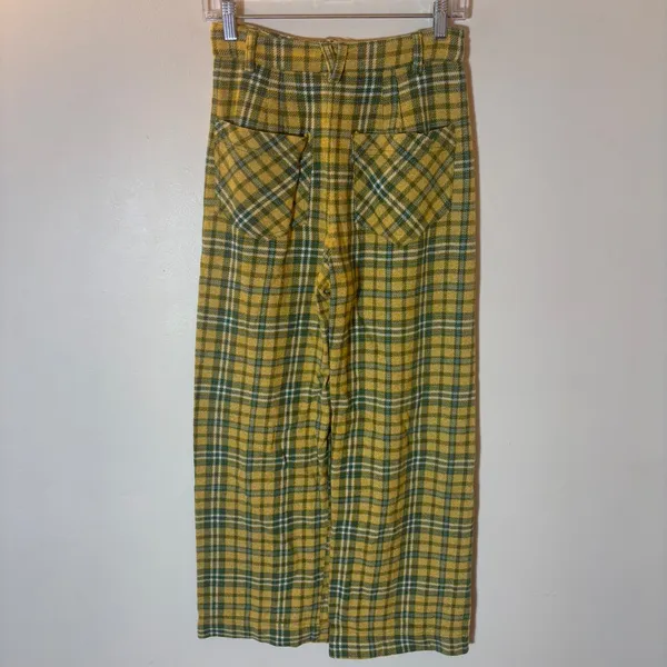 Free People Shape Up Pant in Plaid Size 0 - Image 5