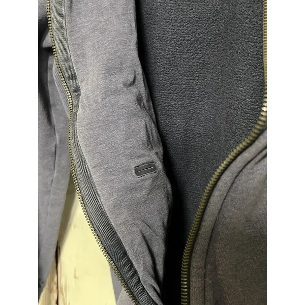 Lululemon Full Zip Scuba Jacket *Light Cotton Heathered Daze Purple Blue Size 8 - Image 5