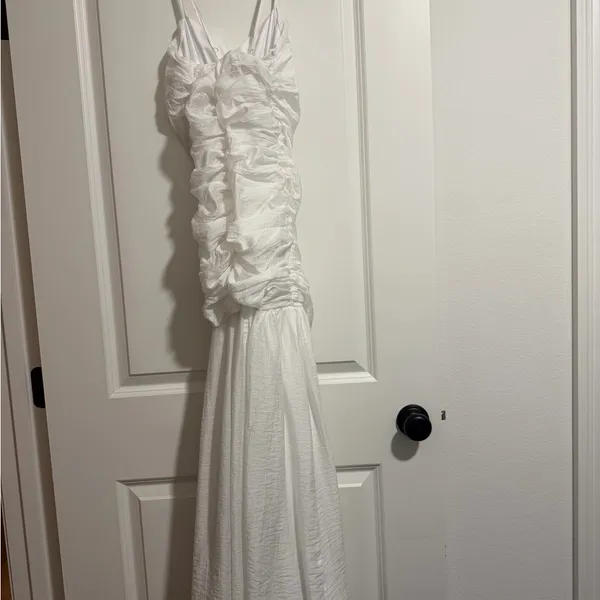 Lulu's White Strapless Maxi Dress - Image 8