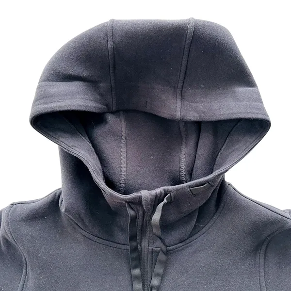 Lululemon Long Horizons Hoodie Black Size Medium Coat Jacket Travel Commute - Image 5