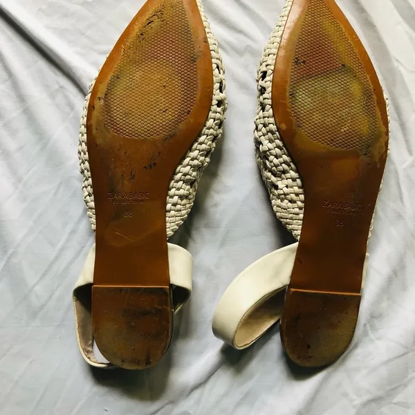 Zara Basic Collection Sandals.Size :38 - Image 6