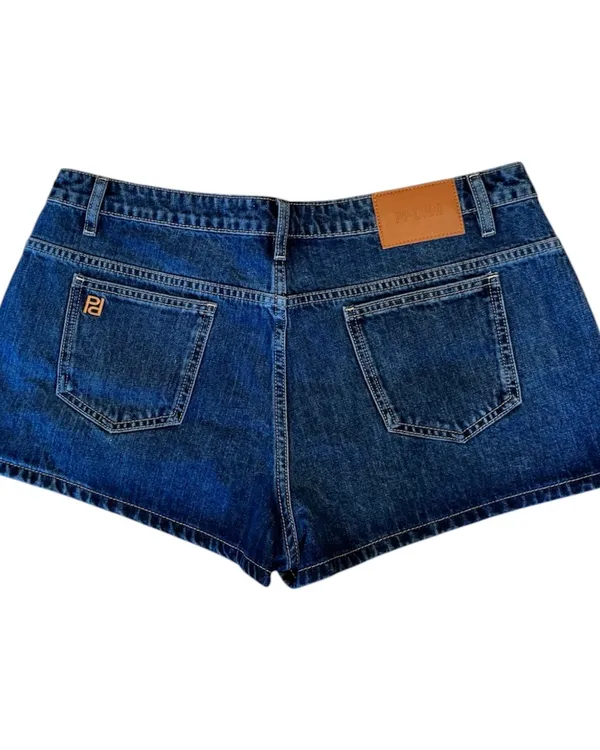 NWT Princess Polly Low Rise Denim Mini Shorts Jean Shorts M 10 - Image 5