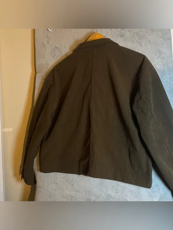 Avec Les Filles Women's‎ Brown Corduroy Relaxed Jacket size Small Cropped - Image 6