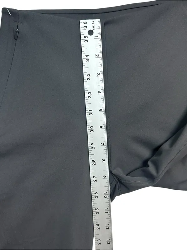 Lululemon Smooth-Fit Pull-On High-Rise Pants Size 2 Gray Slim Flare 31” - Image 7