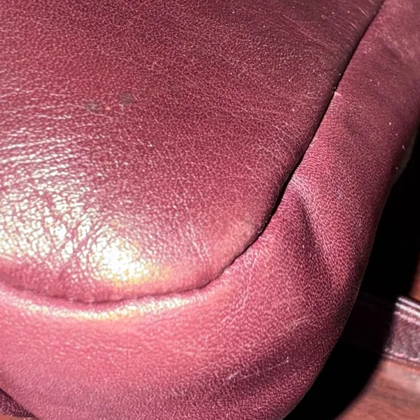 ETIENNE AIGNER Signature Classic Shoulder Bag Purse Genuine Leather Burgundy Vtg - Image 7