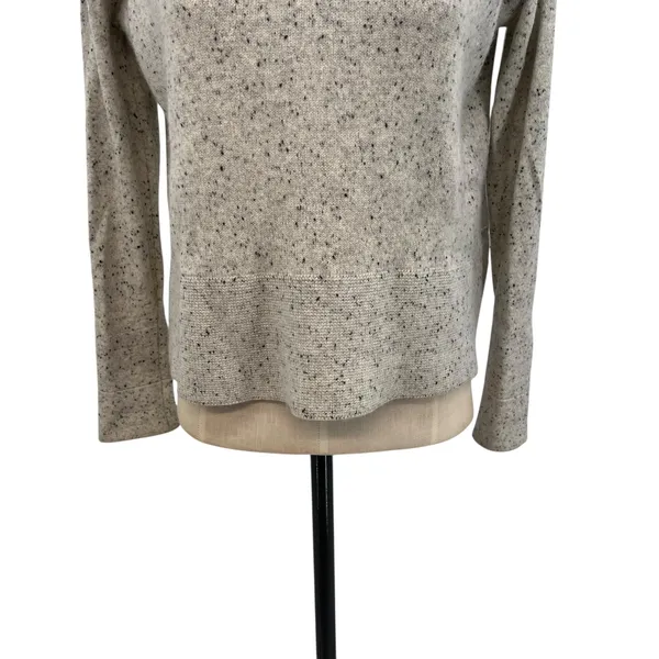 Everlane The Cashmere Square Turtleneck Sweater Speckled‎ Gray Size XS - Image 5