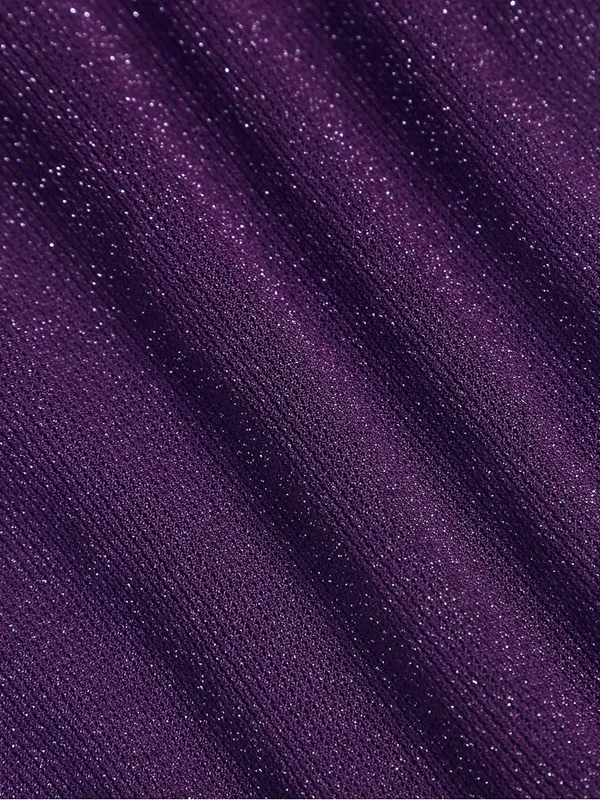 Berlook Purple Shimmer Strappy Bikini Top and Bottom - Image 8