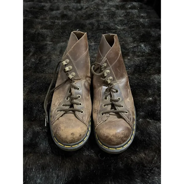 Dr. Martens 8A32 ENGLAND Women’s brown leather Low Boot 7 - Image 3