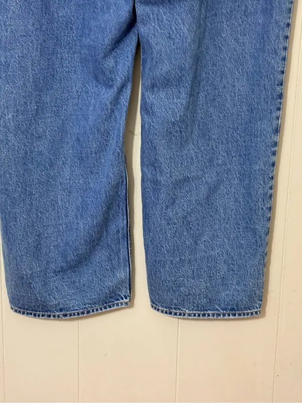 Abercrombie & Fitch The Loose High Rise Jeans Medium Wash Size 34 / 18 - Image 7