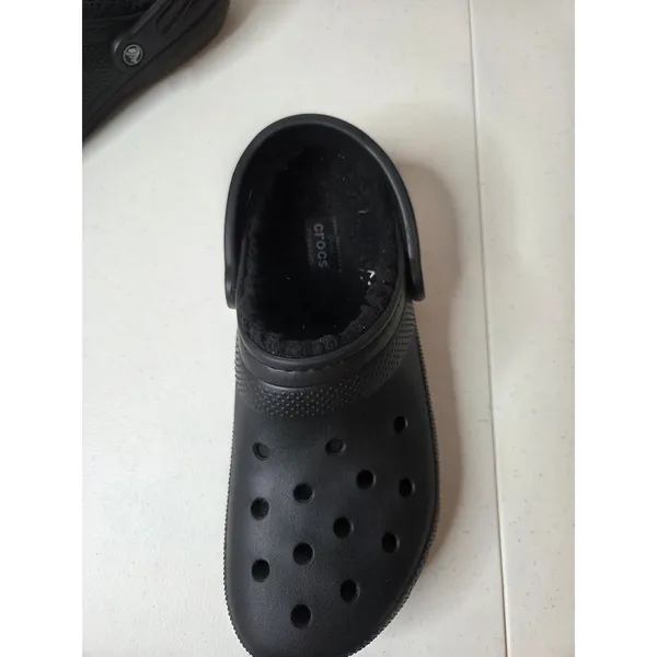Crocs Dual Comfort Sherpa Mens 9 Womens 11 Lined Original Slip On Shoes - Image 2