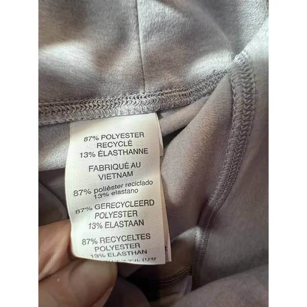 Vuori Clean Elevation Legging Rain Heather Gray Womens Small Wide Waistband New - Image 12