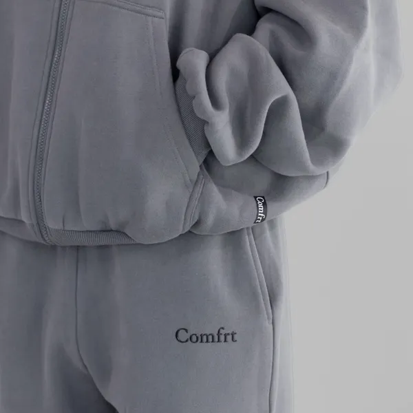 COMFRT Steel Gray Medium Unisex Sweatpants - Image 4