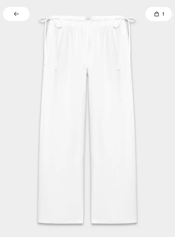 Aritzia Wilfred Lined Linen Pants - Image 4