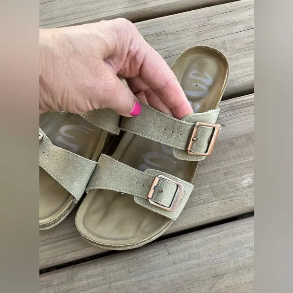 Target Faux Suede Double Strap Sandals🌷🌷 - Image 8