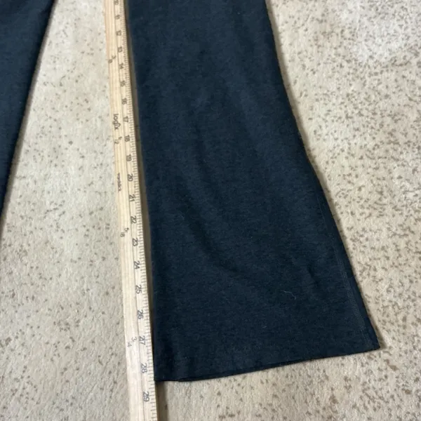 Beyond Yoga High Waisted Wide Leg Lounge Pants Womens Small Black Heathered Soft - Image 6