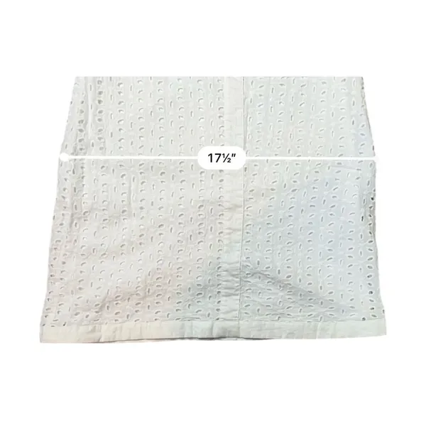 Francesca's Sleeveless Eyelet Lace White Lined Sheath‎ Dress SMALL Vanilla Girl - Image 6