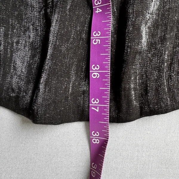 London Times Dress Size ?? Black Tiered Ruffle Sheath Cocktail Empire Waist - Image 10