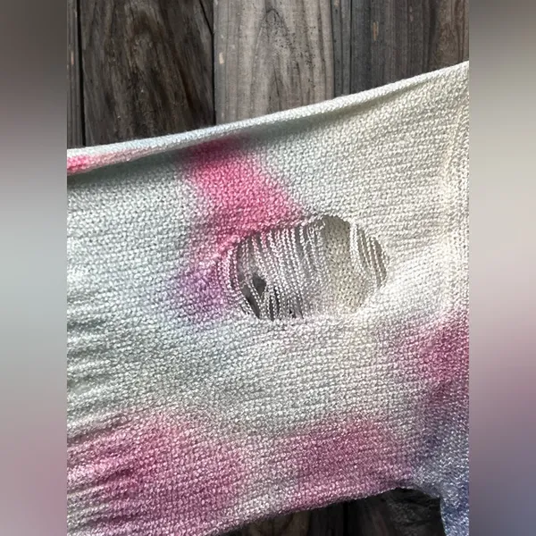 POL Distressed Tie-Dye Hoodie - Image 8