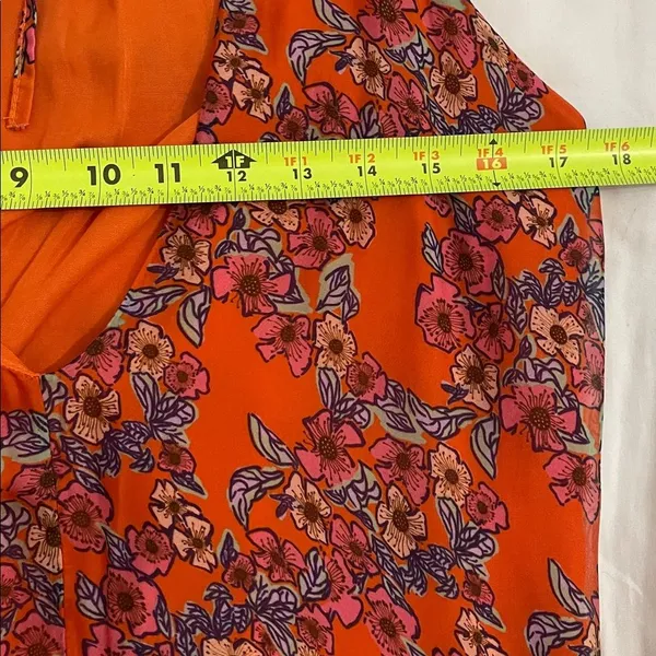 FRNCH Aneth Floral Silk Blend Sleeveless Maxi Dress Womens Size Small Boho - Image 8