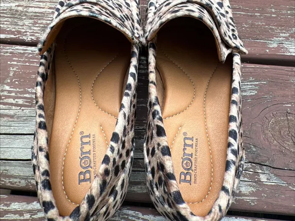 Born Women’s Cheetah Animal Print Slip On Loafers/Shoes, Casual Maximalist|Sz:7M - Image 10