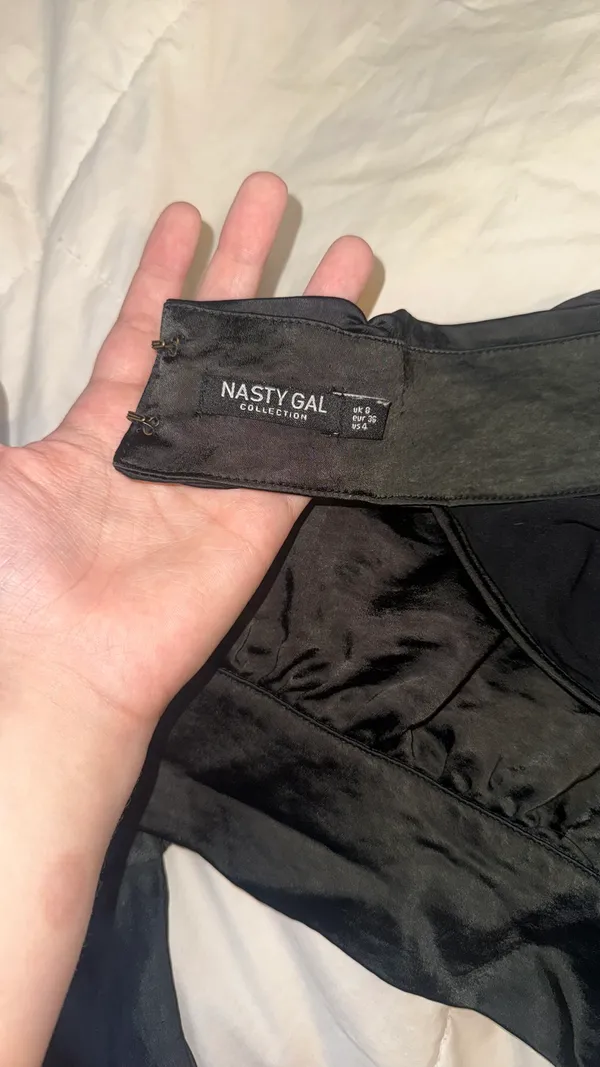 Nasty Gal Top Satin Halter - Image 2