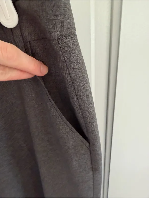 New York & Company Gray Straight Leg Dress Pants Women’s 14 Tall - Image 2