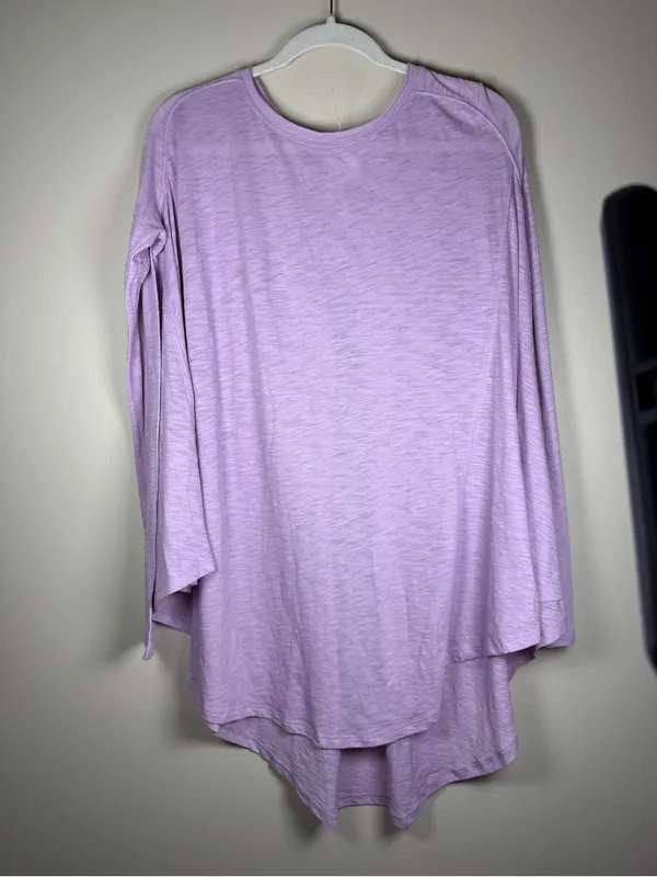 Free People We The Free NWT Aria Trapeze Long Sleeve Top Sz S - Image 6