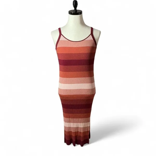 Banana Republic Petite XS Sweater Dress Striped Sleeveless‎ Bodycon - Image 2