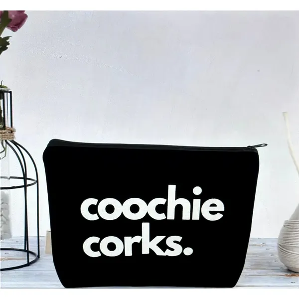 Canvas Chic Tampon Makeup Drug Receipts Storage Bag - Image 6