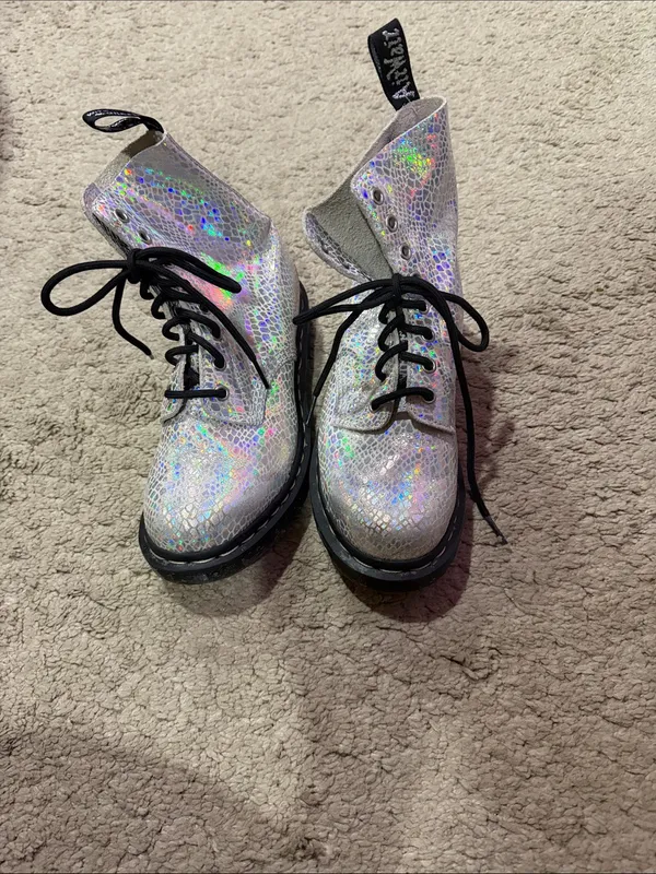 Dr Martens 1460 Pascal Multi
Glitter Boots size 7 EUC - Image 3
