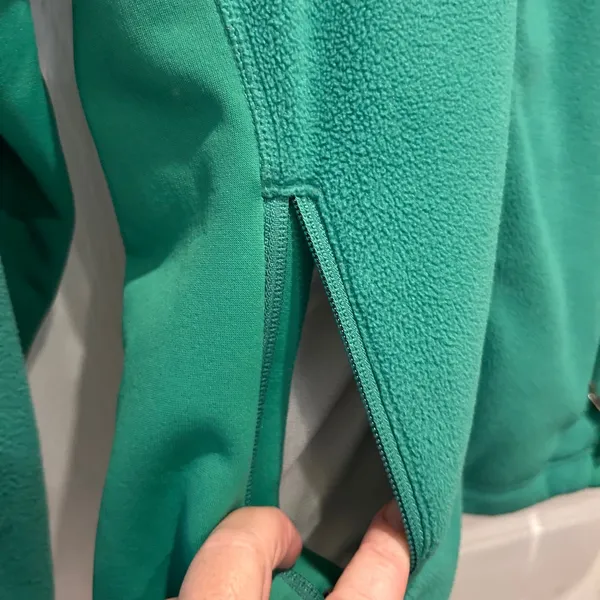 Nike ACG Womens Fleece Jacket‎ Full Zip Therma-Fit Green Outdoors Large - Image 3
