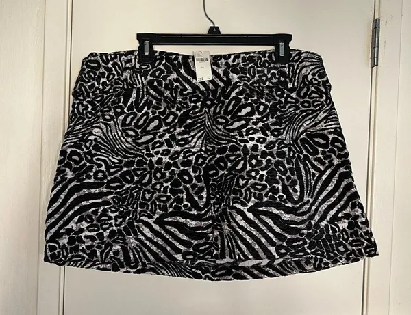 Maeve Low-Rise Belted Micro Mini Skirt size XL - Image 5