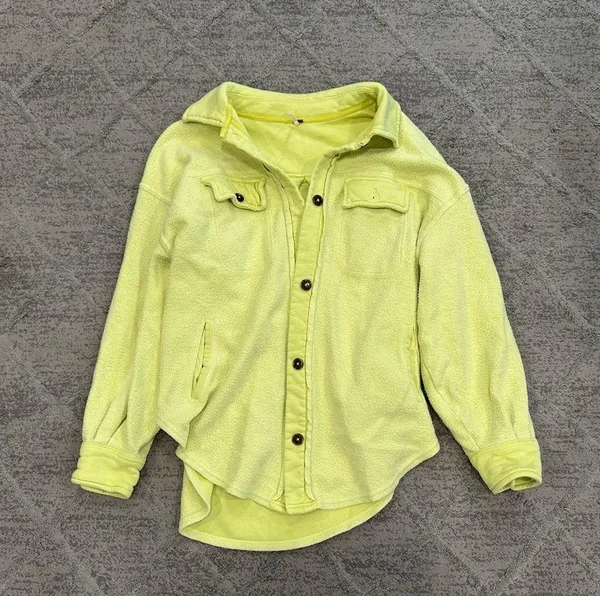 Free People Ruby Jacket Shacket Oversized Fleece Jacket - Image 4