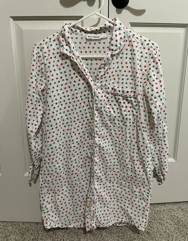 Roller Rabbit Starry Night Sleep Tunic Shirt Gown Womens - Image 3