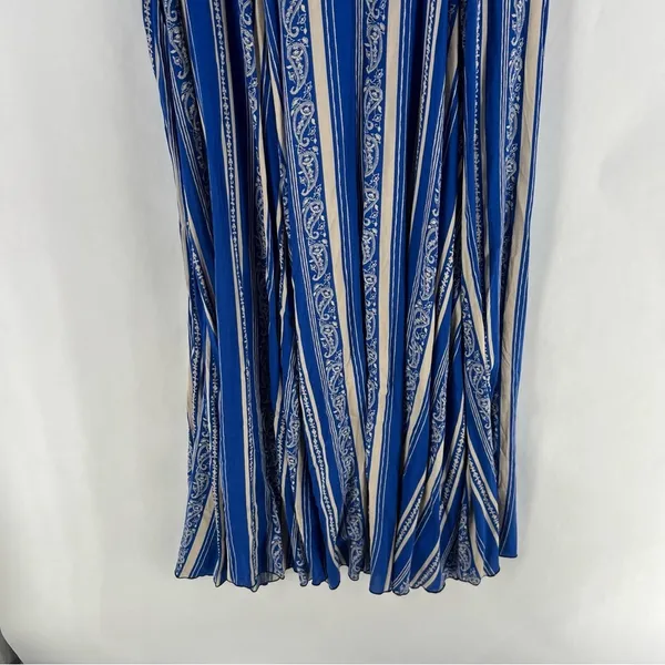 Free People‎ After The Storm Maxi Dress Button Front Paisley 3/4 Sleeve Boho - Image 6
