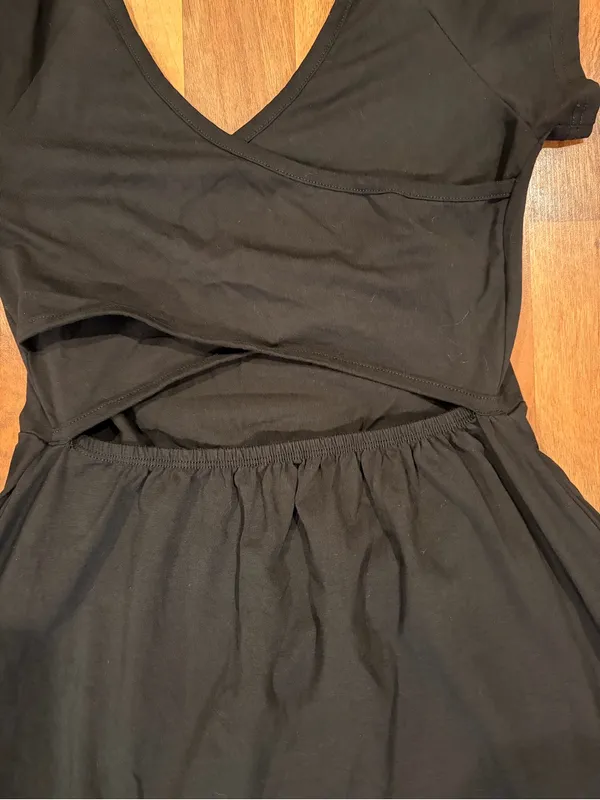 Cotton Short-Sleeve Maxi Dress - Image 9