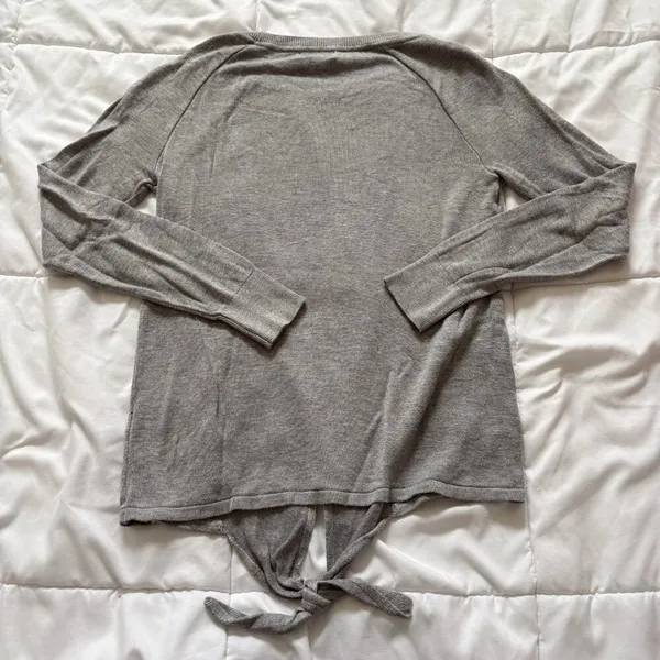 14th & Union Womens Size Small Gray Long Sleeve Sweater‎ Blouse Hippie Boho - Image 7