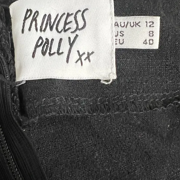 Princess Polly Classic Black Mini Skirt - Image 3
