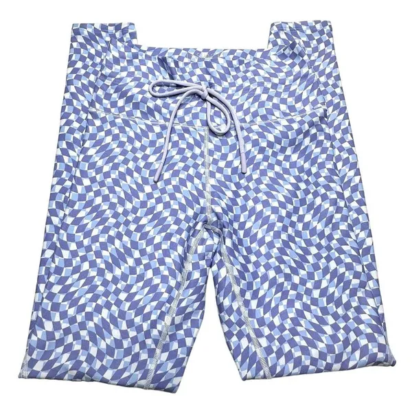L*Space Blue and White Checkered Leggings - Image 4