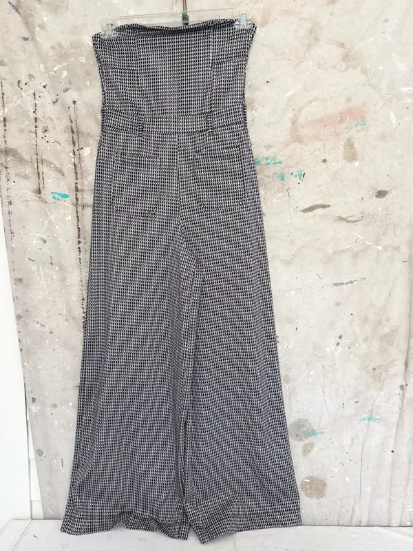 Anthropologie Maeve Houndstooth Knit Jumpsuit - Image 3