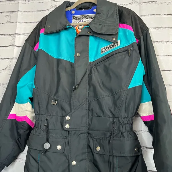 Spyder Women’s S Insulated Puffer Ski Snow Jacket Waterproof Thinsulate Black - Image 6
