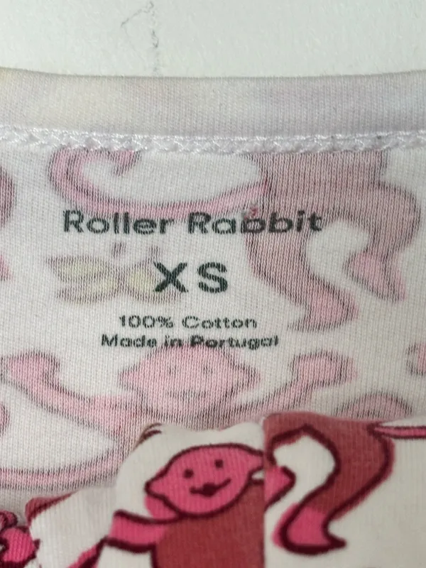Pink Monkey Roller Rabbit Pajamas - Image 3