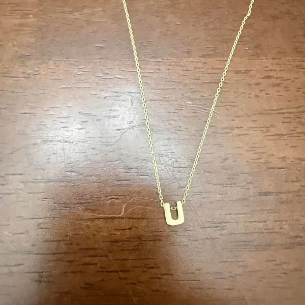 Melinda Maria Gold Initial Necklace - Image 2