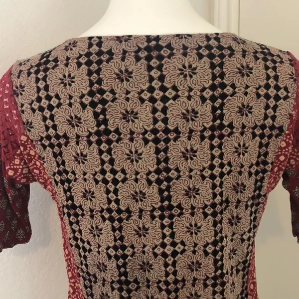 Lucky Brand red black top - Image 7