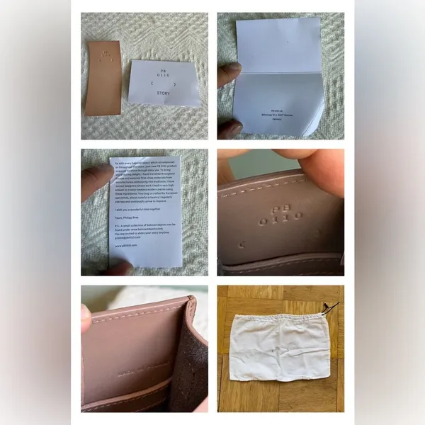 PB 0110 AB 105 Crossbody Bag, Nude/Taupe, Excellent Condition - Image 14