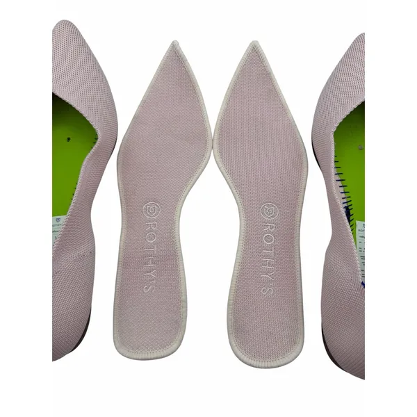 Rothy’s The Point Pink Blush Ballet Flats Comfort Washable‎ Luxe Chic Size 11 - Image 3